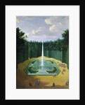 View of the Fountain Obelisk in the Gardens of Versailles by Pierre-Denis Martin