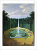 View of the Fountain Obelisk in the Gardens of Versailles by Pierre-Denis Martin