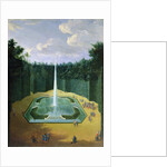 View of the Fountain Obelisk in the Gardens of Versailles by Pierre-Denis Martin