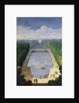 The Water Mirror Basin and Île Royale, c.1688 by Etienne Allegrain
