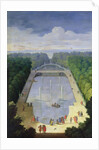 The Water Mirror Basin and Île Royale, c.1688 by Etienne Allegrain