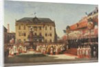 Ceremony for the inauguration of the waters of the Lys river at Roubaix in 1864, 1864 by Emile Defrenne