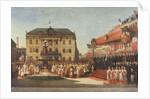 Ceremony for the inauguration of the waters of the Lys river at Roubaix in 1864, 1864 by Emile Defrenne
