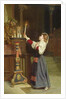 Girl with a candle, 1908 by Remy Cogghe