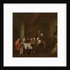 Interior scene, family meal by Jan Josef the Elder Horemans