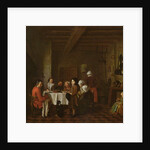 Interior scene, family meal by Jan Josef the Elder Horemans