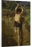 Escape of a Gallic prisoner by Evariste Vital Luminais
