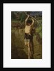 Escape of a Gallic prisoner by Evariste Vital Luminais