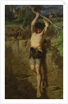 Escape of a Gallic prisoner by Evariste Vital Luminais
