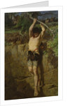 Escape of a Gallic prisoner by Evariste Vital Luminais