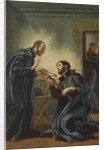St Ignatius of Loyola sending St Francis Xavier to India by Giovanni Battista (1639-1709) Gaulli