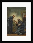 St Ignatius of Loyola sending St Francis Xavier to India by Giovanni Battista (1639-1709) Gaulli