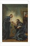 St Ignatius of Loyola sending St Francis Xavier to India by Giovanni Battista (1639-1709) Gaulli