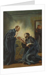 St Ignatius of Loyola sending St Francis Xavier to India by Giovanni Battista (1639-1709) Gaulli