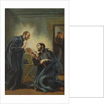 St Ignatius of Loyola sending St Francis Xavier to India by Giovanni Battista (1639-1709) Gaulli