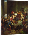 The looting of a house on the Venetian island of Guidecca during the middle ages, 1855, by Joseph-Nicolas Robert-Fleury