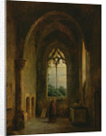Interior of a Cloister by Louis Jacques Mande Daguerre