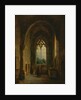 Interior of a Cloister by Louis Jacques Mande Daguerre