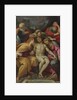 Lamentation of Christ with St John, Mary Magdalene, Mary-Salomé, Joseph of Arimathea and the Virgin by Francesco Albani