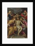 Lamentation of Christ with St John, Mary Magdalene, Mary-Salomé, Joseph of Arimathea and the Virgin by Francesco Albani