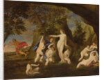 Actaeon metamorphoses into a stag by Francesco Albani
