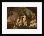Actaeon metamorphoses into a stag by Francesco Albani