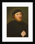 Portrait of a Man in a Black Toque by Paris Bordone