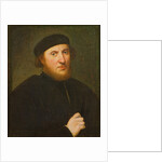 Portrait of a Man in a Black Toque by Paris Bordone
