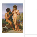 The Flute Lesson, 1858 by Jules Elie Delaunay