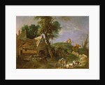 Landscape with Watermill, 1740 by Jean-Baptiste Oudry