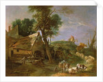 Landscape with Watermill, 1740 by Jean-Baptiste Oudry