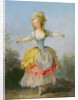 Dancer dressed in Louis XVI costume by Jean-Frederic Schall