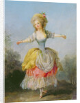 Dancer dressed in Louis XVI costume by Jean-Frederic Schall