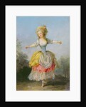 Dancer dressed in Louis XVI costume by Jean-Frederic Schall