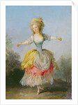 Dancer dressed in Louis XVI costume by Jean-Frederic Schall