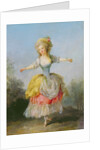 Dancer dressed in Louis XVI costume by Jean-Frederic Schall