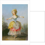 Dancer dressed in Louis XVI costume by Jean-Frederic Schall