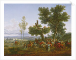The Meeting of Henry IV, King of France and Navarre, and Maximilien de Béthune, Duke of Sully on the plain of Beuvron by Nicolas Antoine Taunay