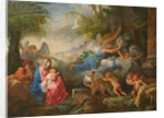 The Fall of the Idols and the Rest on the Flight into Egypt, c.1775 by Jean Jacques II Lagrenee