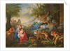 The Fall of the Idols and the Rest on the Flight into Egypt, c.1775 by Jean Jacques II Lagrenee