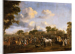 Horse Fair in Valkenburg, 1675 by Pieter Wouwermans or Wouwerman