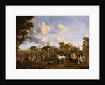 Horse Fair in Valkenburg, 1675 by Pieter Wouwermans or Wouwerman