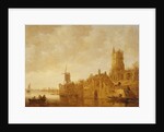 River landscape with windmill and castle ruins, 1644 by Jan Josephsz van Goyen
