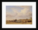 Noble Carriage on the Beach at Scheveningen, 1660 by Adriaen van de Velde