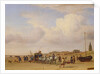 Noble Carriage on the Beach at Scheveningen, 1660 by Adriaen van de Velde