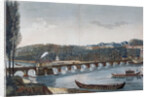 View of the Chateau and the Bridge of Saint-Cloud by Henri Courvoisier-Voisin