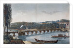 View of the Chateau and the Bridge of Saint-Cloud by Henri Courvoisier-Voisin