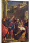 Jesus Healing the Bleeding Woman by Louis de the Younger Boulogne