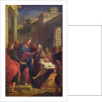 Jesus Healing the Bleeding Woman by Louis de the Younger Boulogne