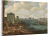 The Seine and La Porte de la Conférence, c.1689 by Pieter I Casteels